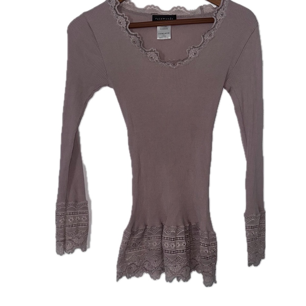 Rosemunde Long Sleeve Top Lace Stretch